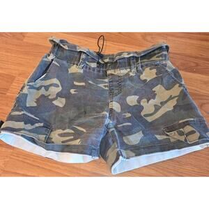 V.I.P. Girls Camo Army Fatigue Shorts - Size 3/4